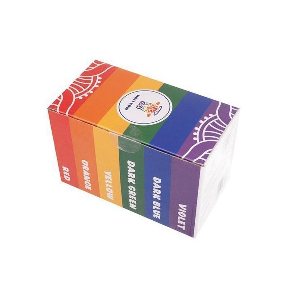 Holy Cow  Holi-Pulver – Set mit 6 Farben 