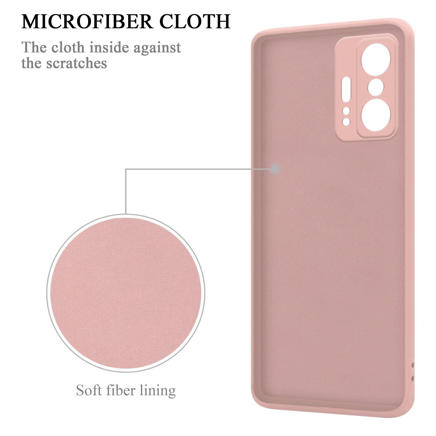 Cadorabo  Housse compatible avec Xiaomi 11T / 11T PRO - Coque de protection en silicone TPU flexible avec anneau 