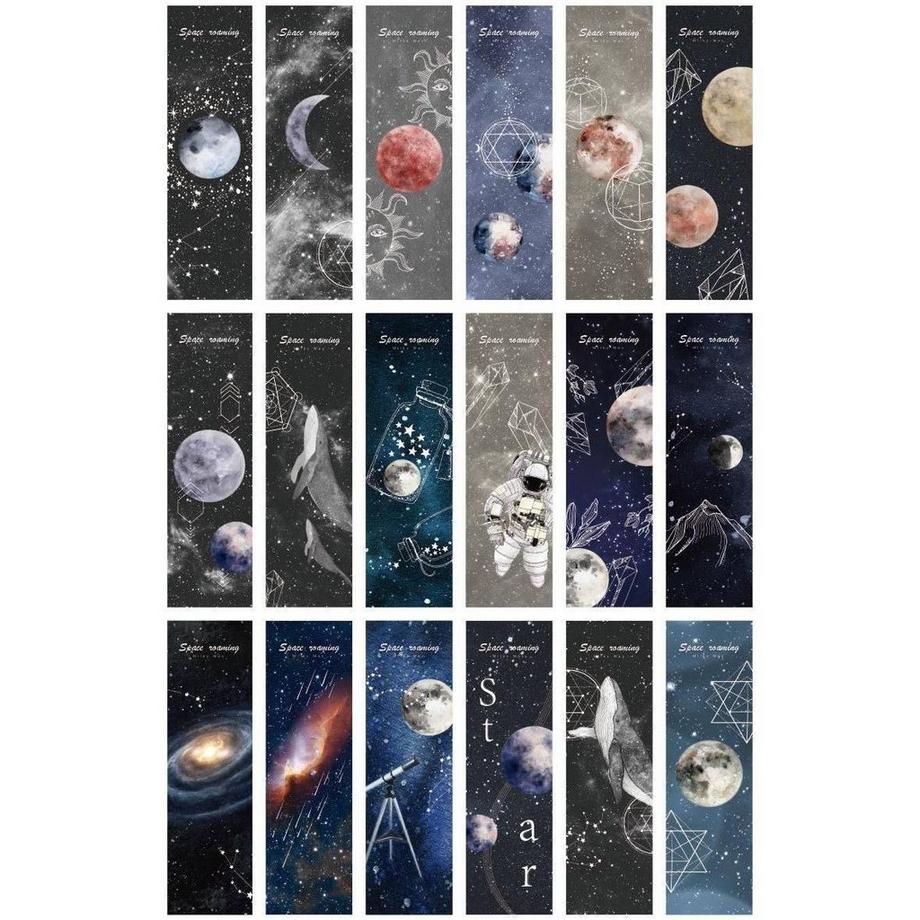 Northio  Marque-pages sur le thème de l'espace - 30 pcs 