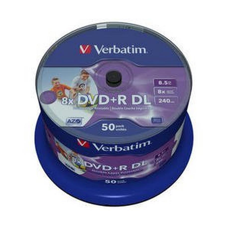 Verbatim 43703 DVD-Rohling 8,5 GB DVD-R 50 Stück(e)