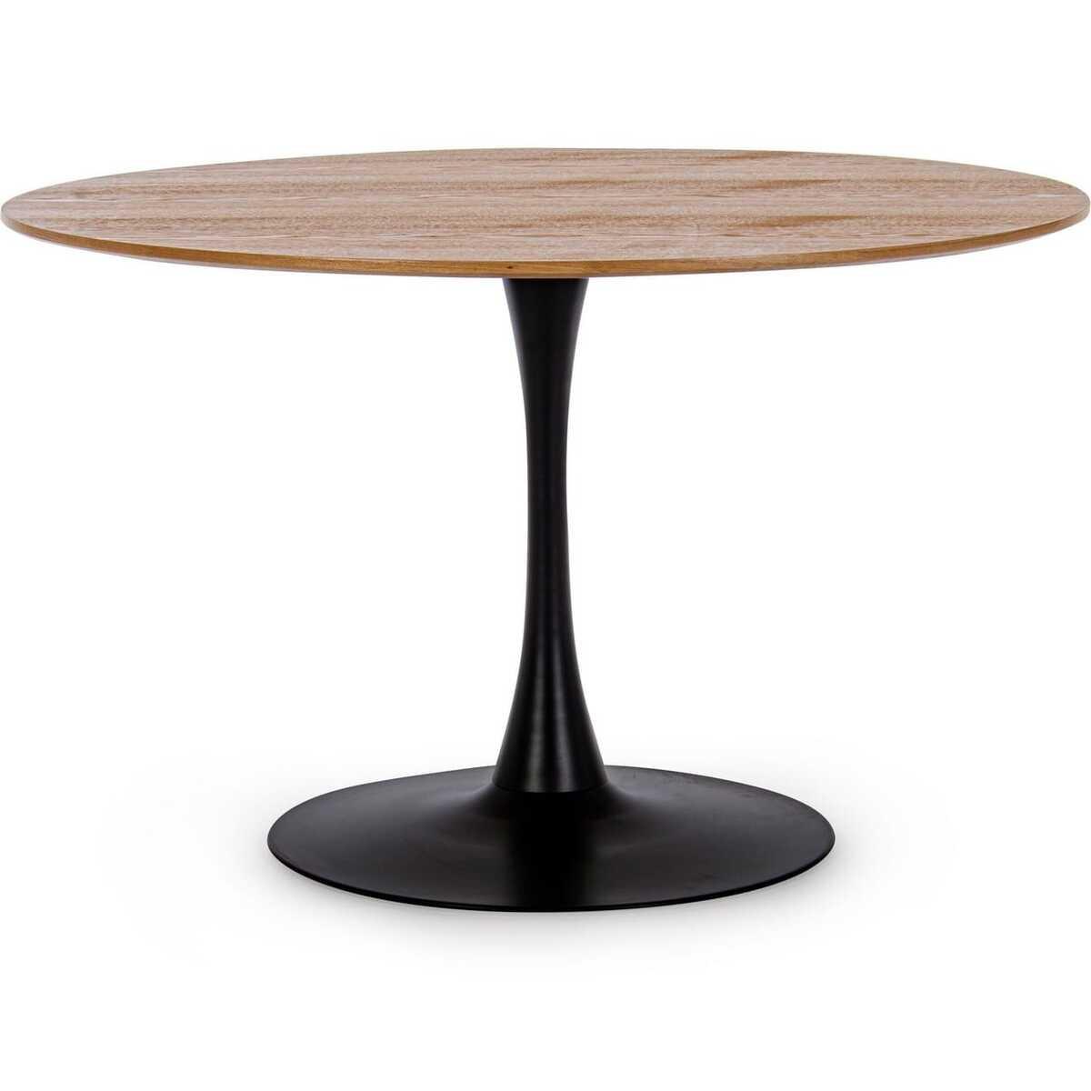 mutoni home Table de salle à manger Bloom Veneer ronde 120  