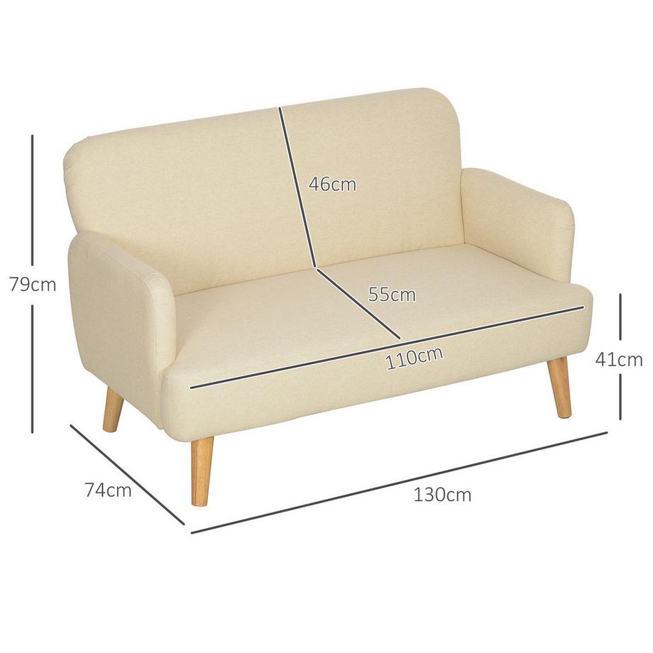 HOMCOM 2 Sitzer Sofa  