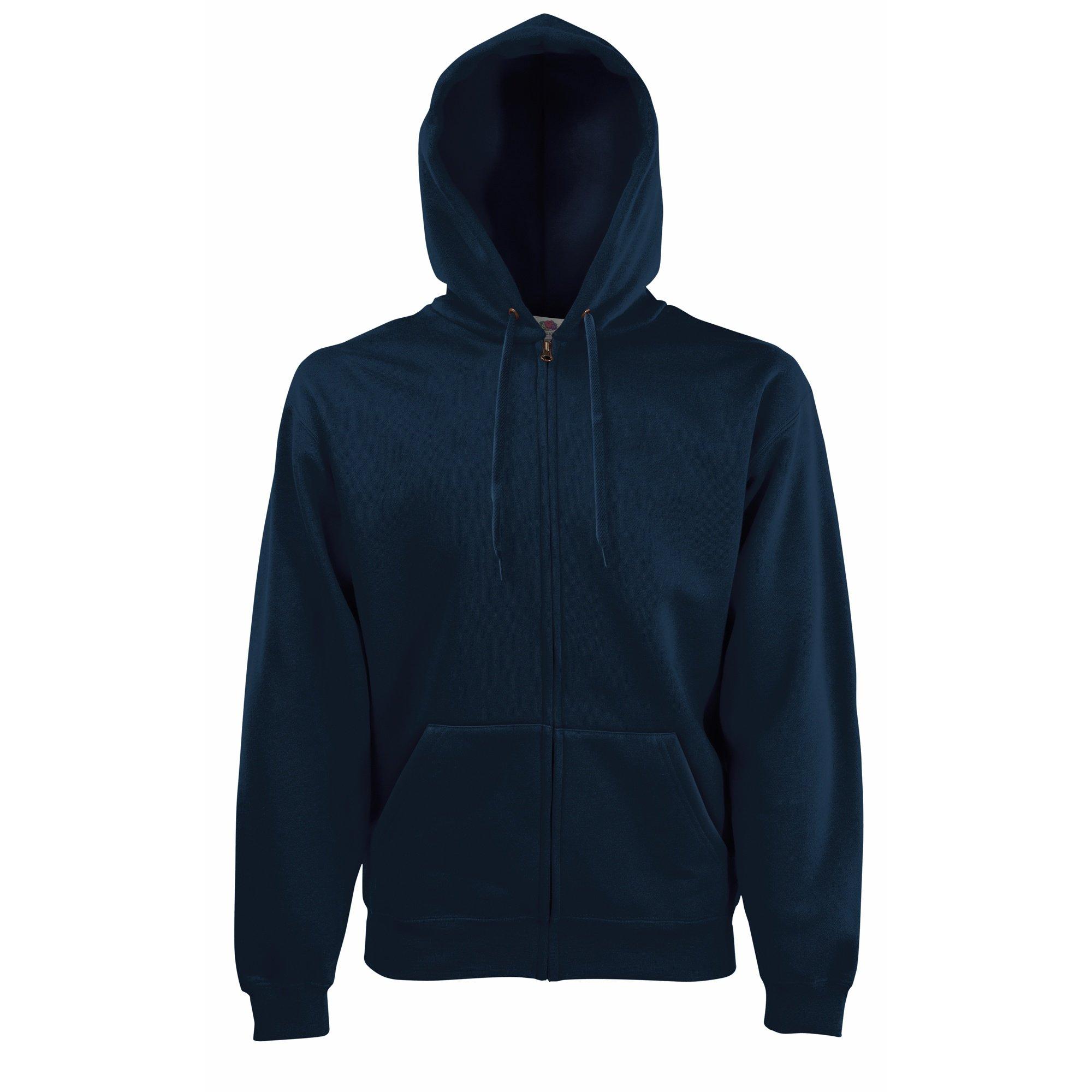 Image of Premium 7030 Mit Kapuze Zipup Sweatshirthoodie Herren Marine 3XL