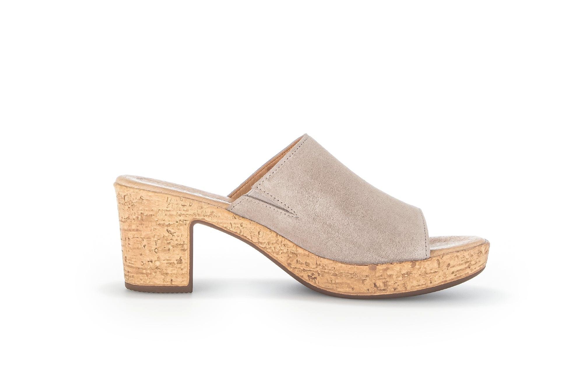 Image of - Wildleder Sandale Damen Grau 35.5
