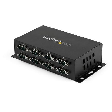 STARTECH.COM  8 Port USB auf Seriell RS-232 Adapter Hub - DIN-Schienen und Wandmontage fähig 