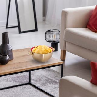 Northix Bol de service en acier inoxydable doré  