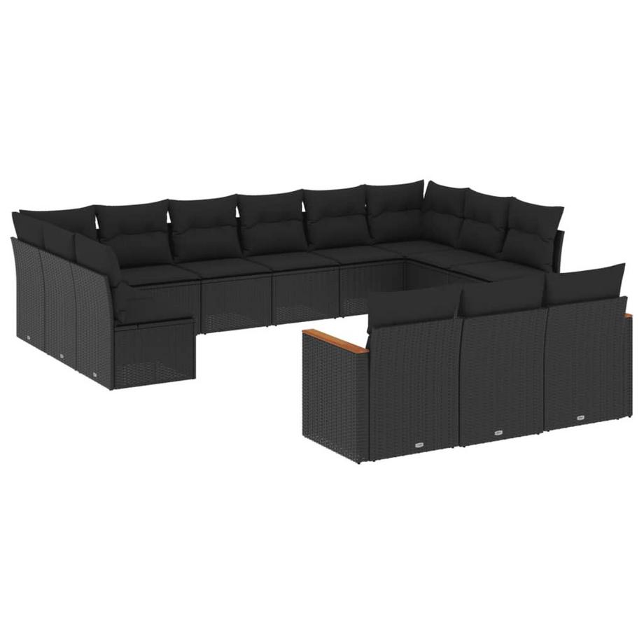 Ensemble de canapés de jardin rotin synthétique