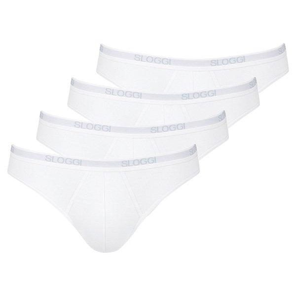 Image of 4er Pack Basic - Mini-slip Herren Weiss L