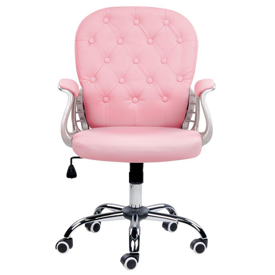 Beliani Chaise de bureau en Cuir PU Glamour PRINCESS  