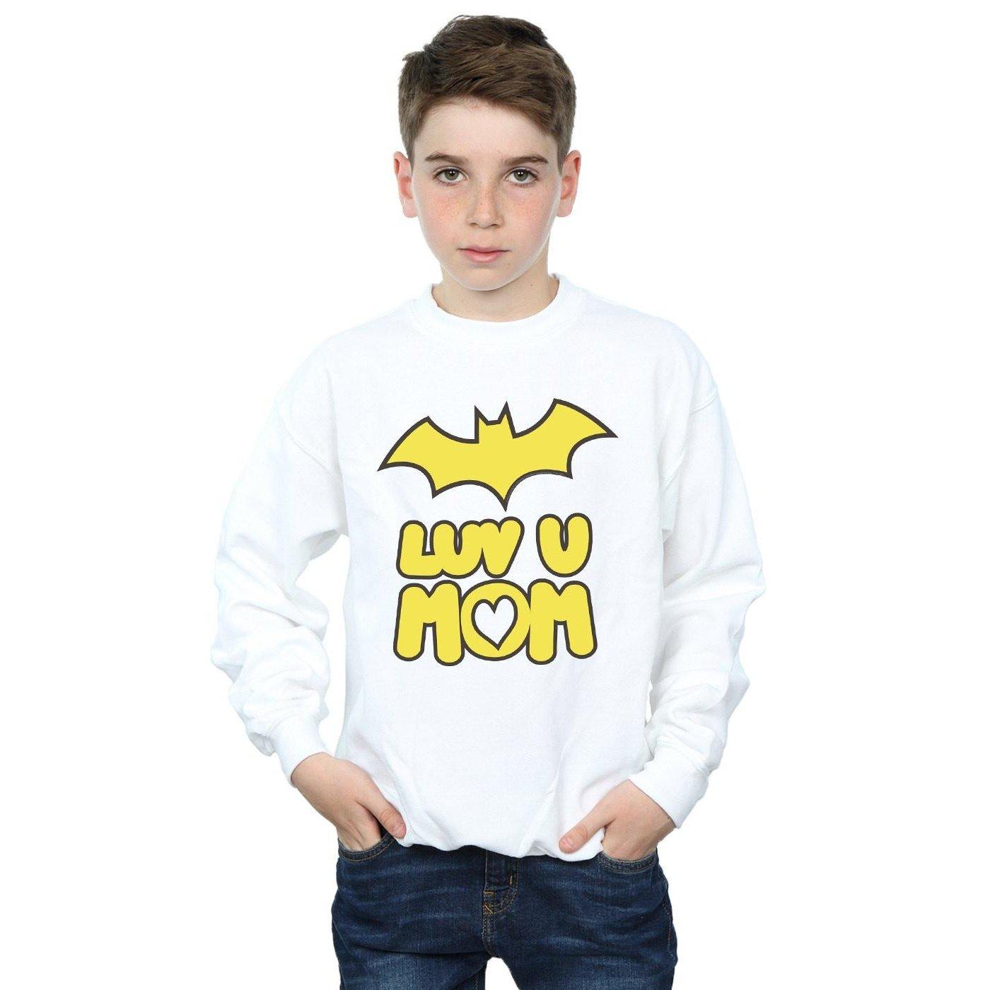 DC COMICS  Luv You Mom Sweatshirt 