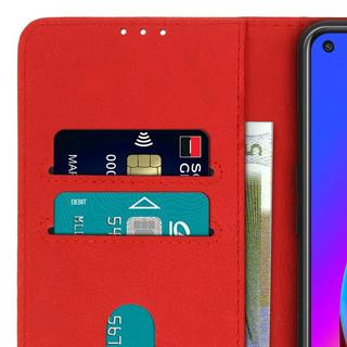 Avizar  Chersterfield Hülle Oppo A94 5G Rot 