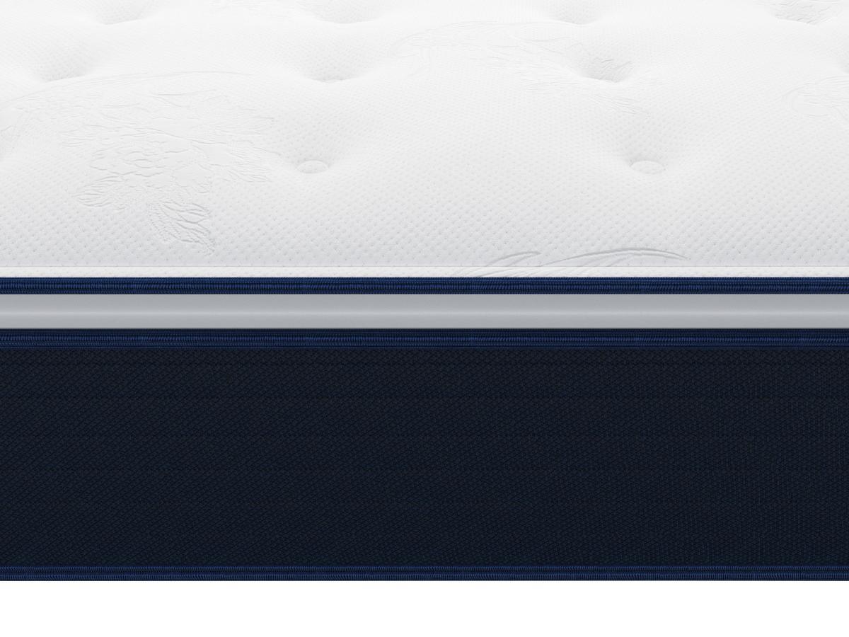 Ysmée Set aus Bettgestell mit Bettkasten + Taschenfederkernmatratze & Topper - 160 x 200 cm - Stärke 24 cm - Weiß - ALTIER von YSMÉE  