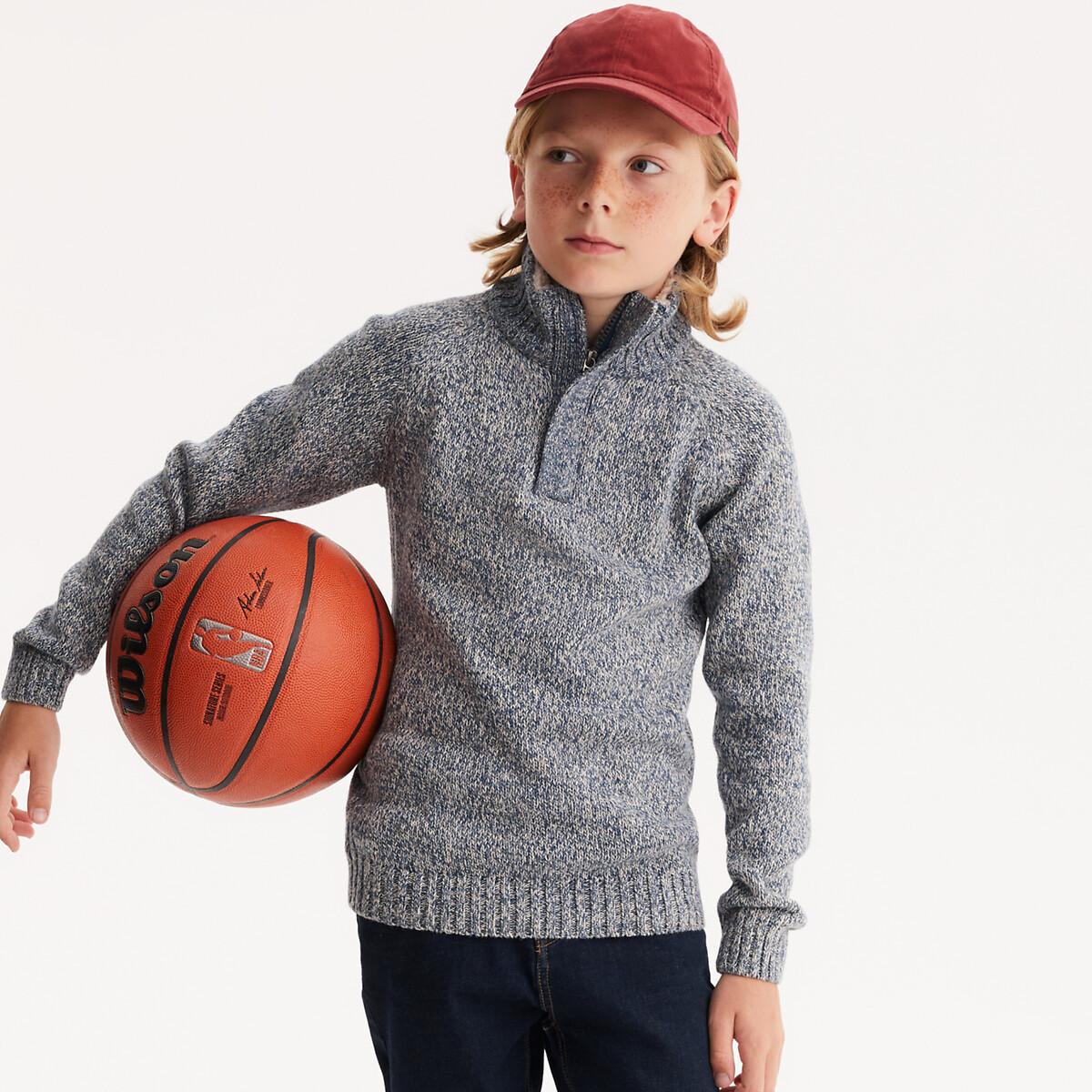 Image of Stehkragen-pullover Jungen Blau 5-6A