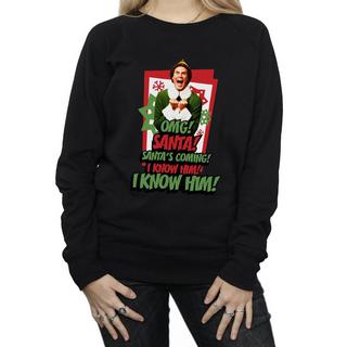 Elf  OMG Santa Sweatshirt 