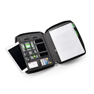 dufco by styro Conférencier A5 avec powerbank, jeans bleu 21x28.7x3.7cm  