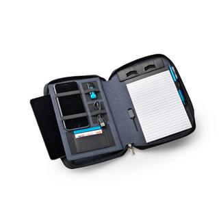 dufco by styro Conférencier A5 avec powerbank, jeans bleu 21x28.7x3.7cm  