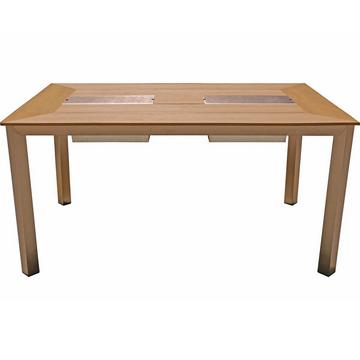 Table de jardin Florence marron 150x90