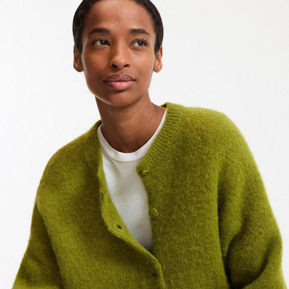 La Redoute Collections Cardigan Alpaga Mélangé  