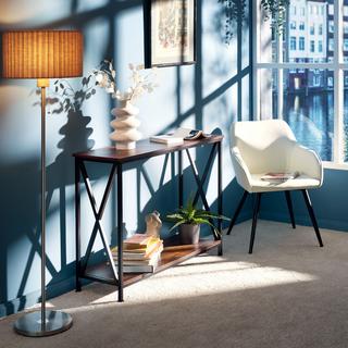 Tectake 4 Chaises Marilyn aspect lin noir  