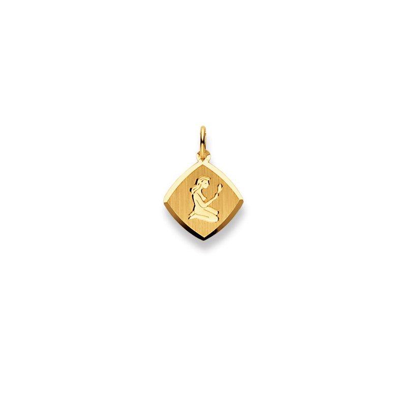 Image of Anhänger Sternzeichen Jungfrau Gelbgold 750, 19x13mm Damen Gelbgold ONE SIZE