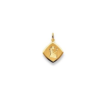 Anhänger Sternzeichen Jungfrau Gelbgold 750, 19x13mm