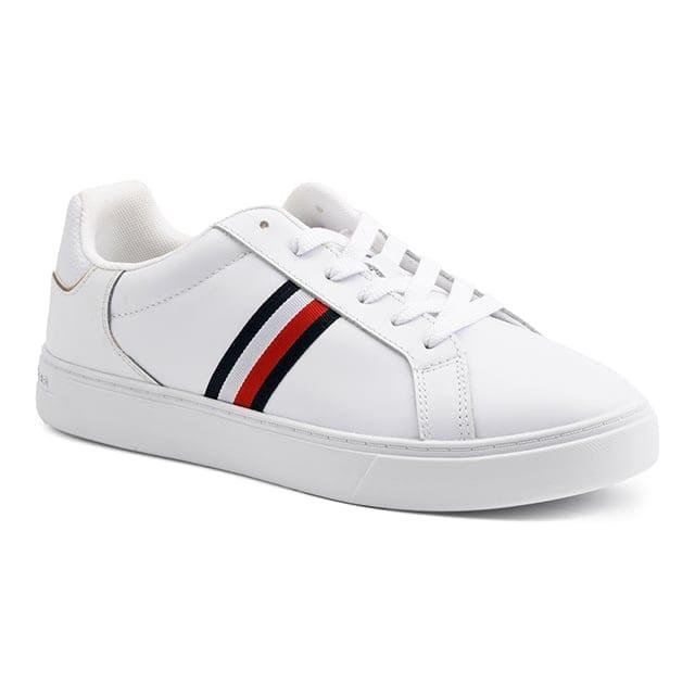 Image of Essential Court Sneaker Stripes Damen Weiss 40