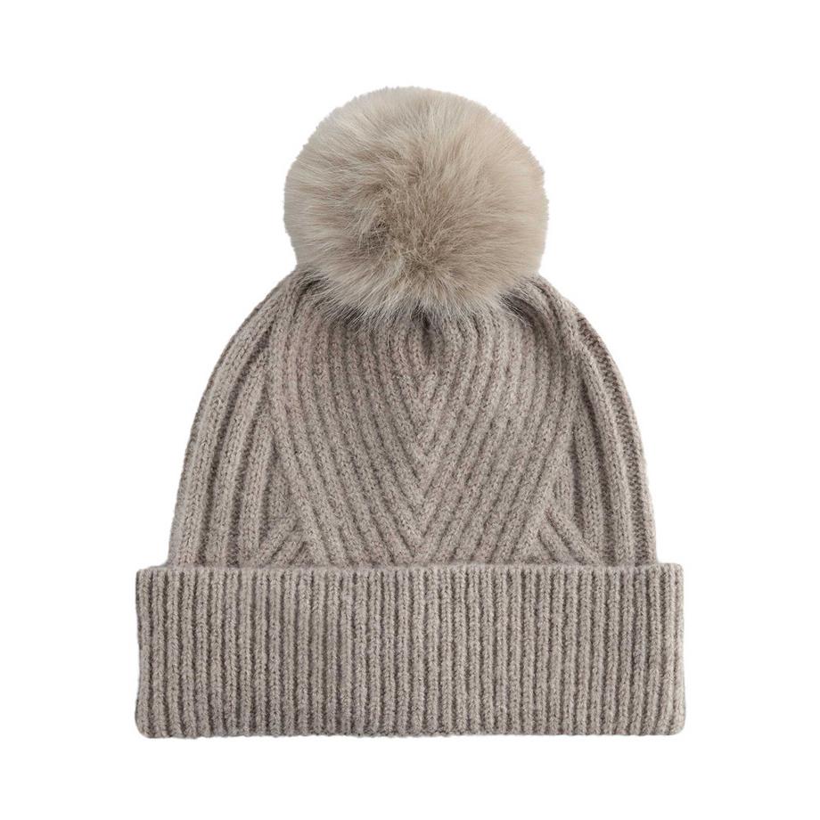Beechfield Snow Luxe Mütze mit Bommel  