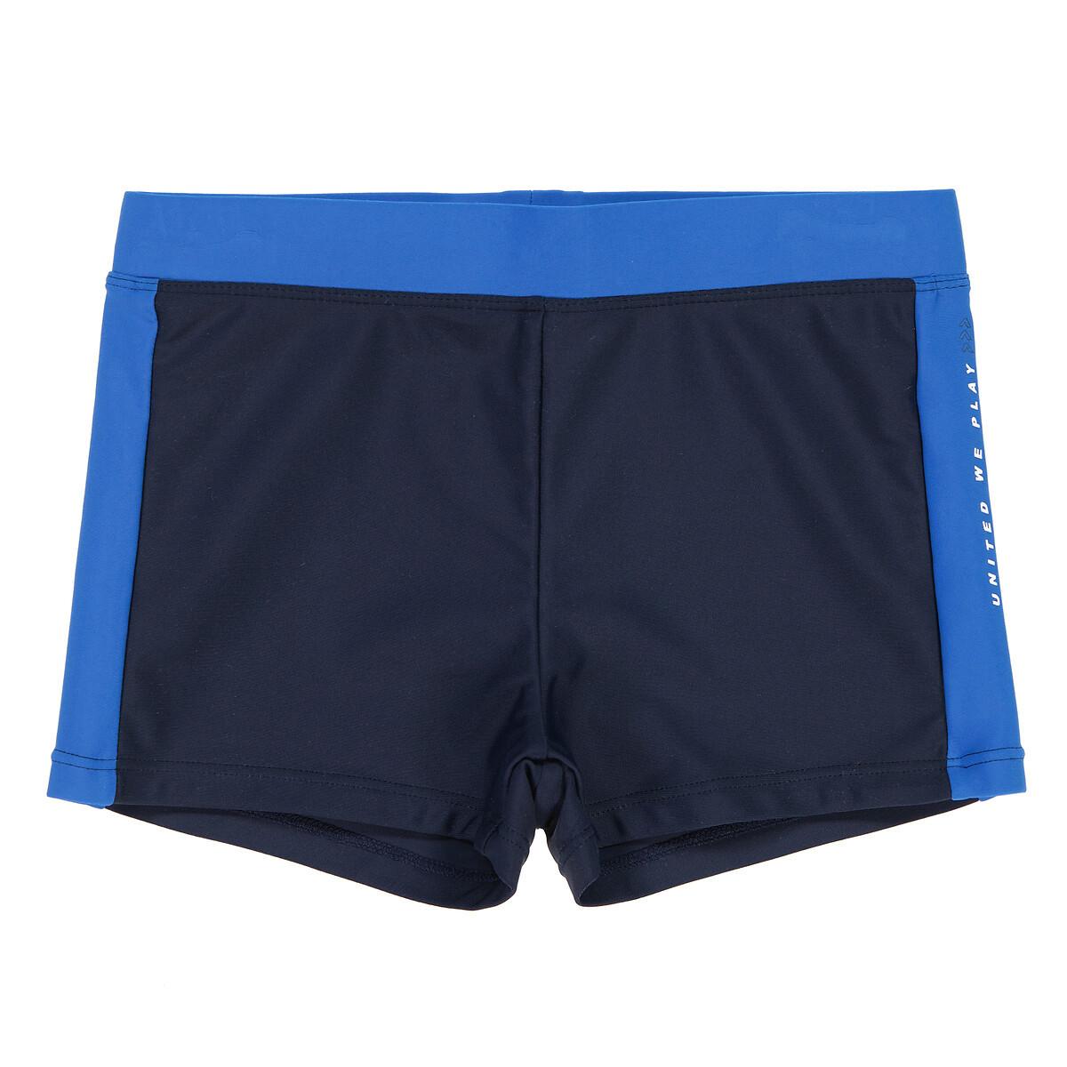 Image of Badehose In Boxerform Jungen Blau 126