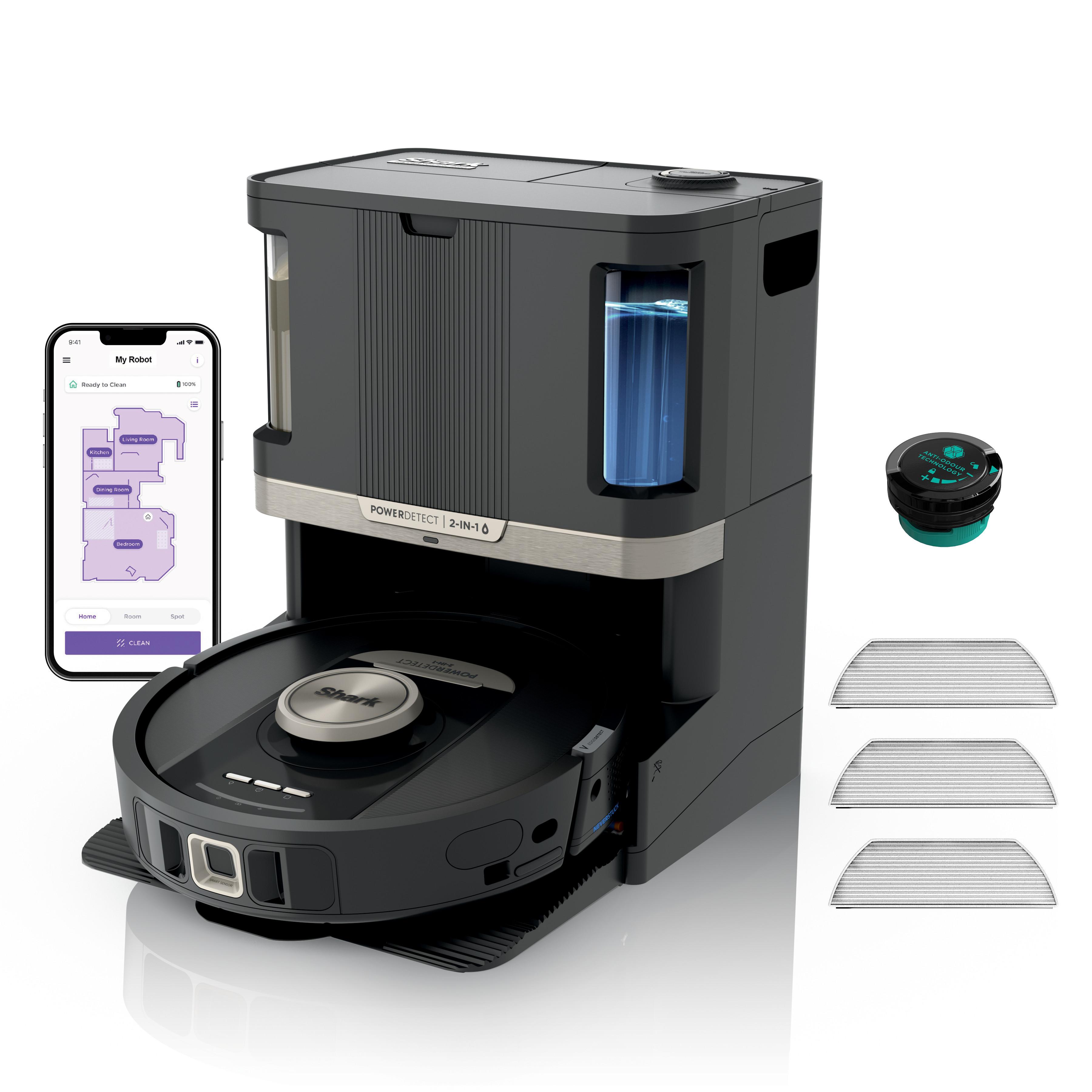 Shark RV2800ZECH Robot aspirapolvere e spazzolone 2 in 1  