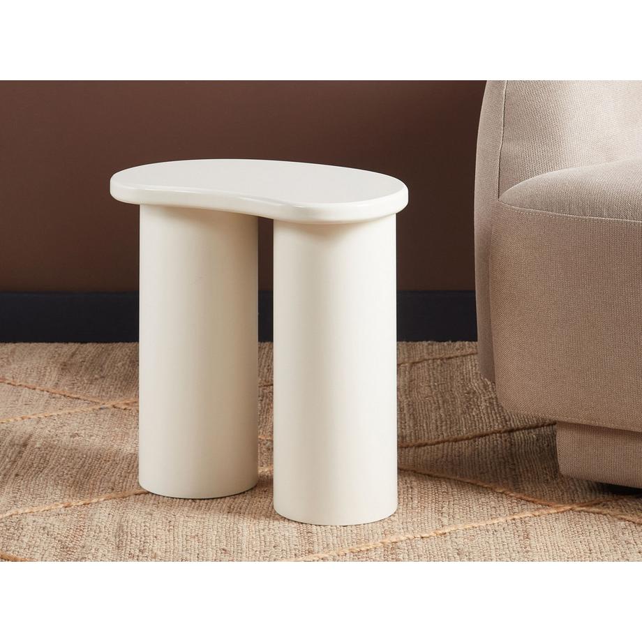 Beliani Tavolino en Fibra a media densità (MDF) Minimalista INGLIS  