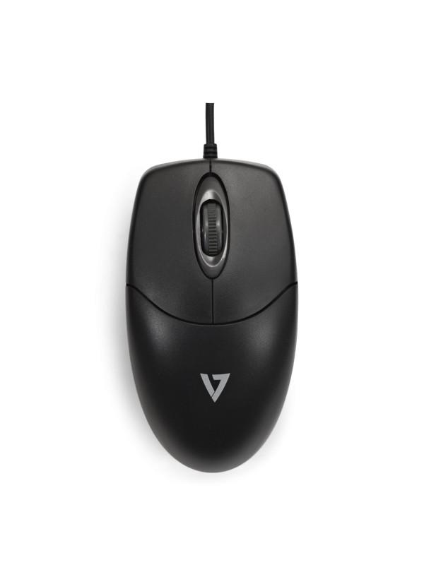 V7  Mouse e tastiera antimicrobici lavabili, USB, sensori ottici, specifica IP68, impermeabili 