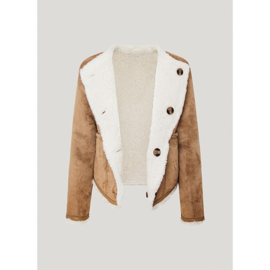 Pepe Jeans London Caylin Veste Fausse Fourrure  