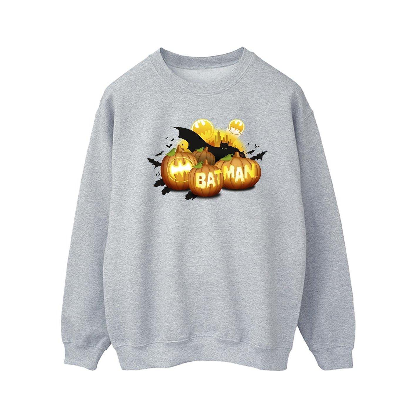 Image of Batman Pumpkins Sweatshirt Herren Grau M