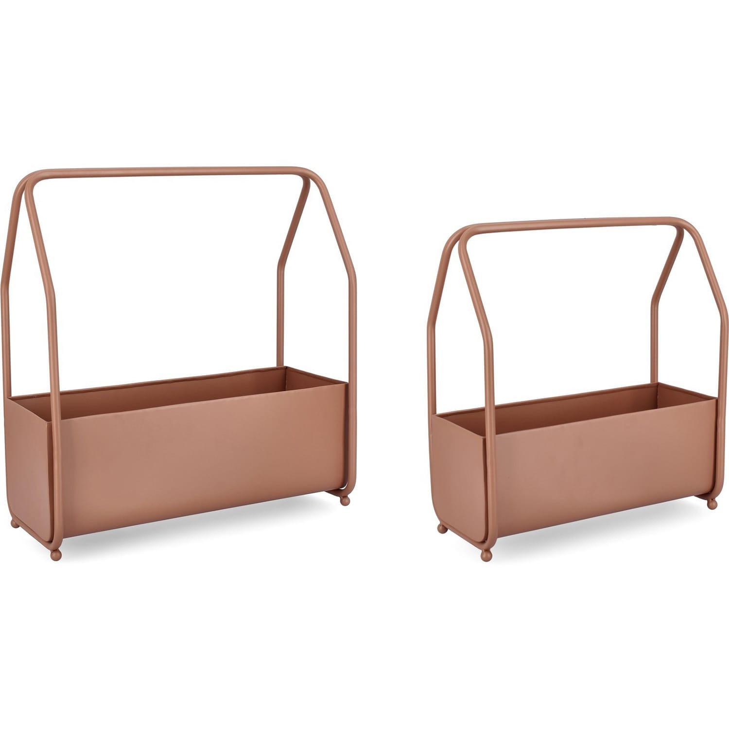 mutoni Jardinière Keyra marron (lot de 2)  