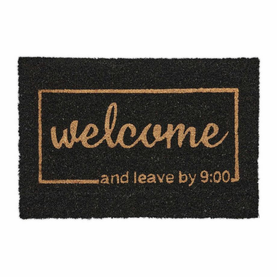 Fußmatte aus Kokosnuss Willkommen und Abschied 9