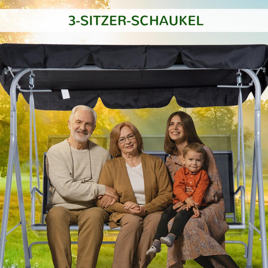 Outsunny Hollywoodschaukel  