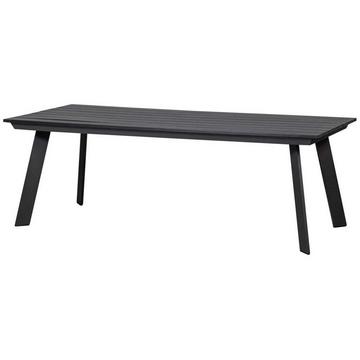 Table de jardin Veerle anthracite 220x100