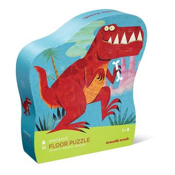 Puzzle silhouete 36 pièces Dinosaures, Crocodile Creek