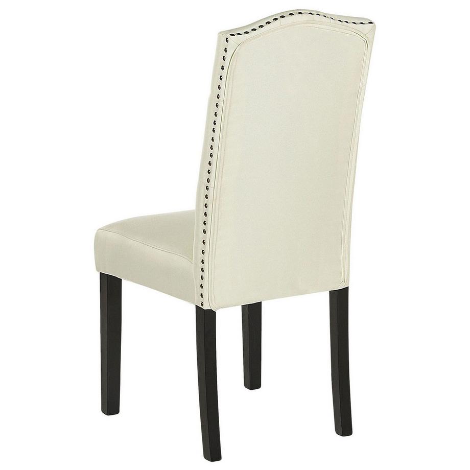 Beliani Set di 2 sedie da pranzo en Tessuto Classico SHIRLEY  