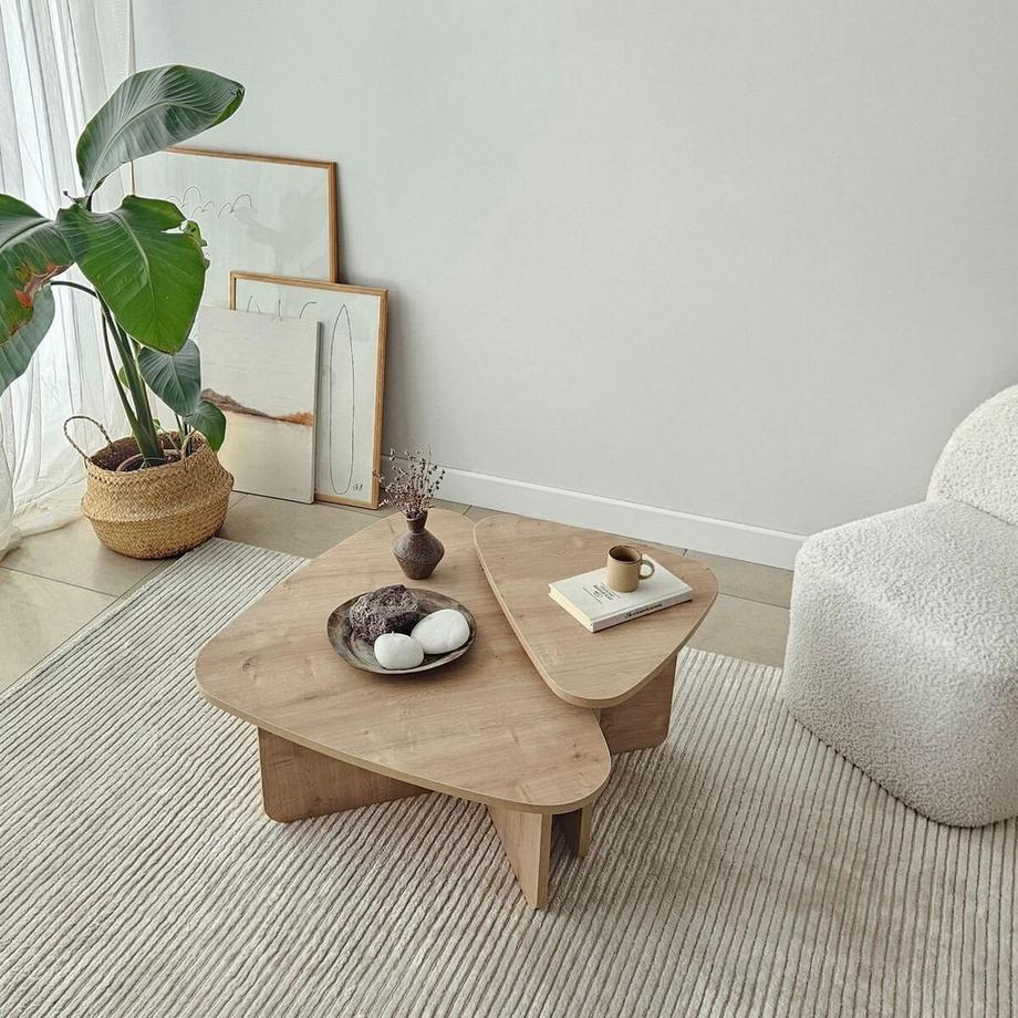 Calicosy Set von 2 Couchtischen BALLARE  