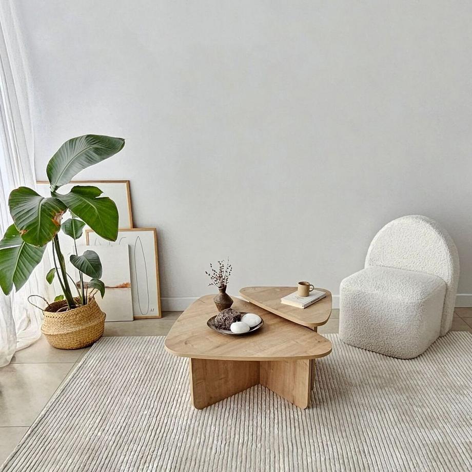 Calicosy Set von 2 Couchtischen BALLARE  