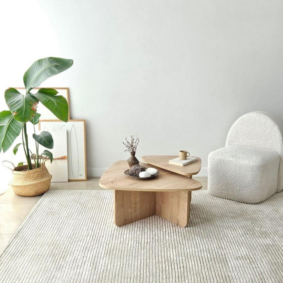 Calicosy Set von 2 Couchtischen BALLARE  