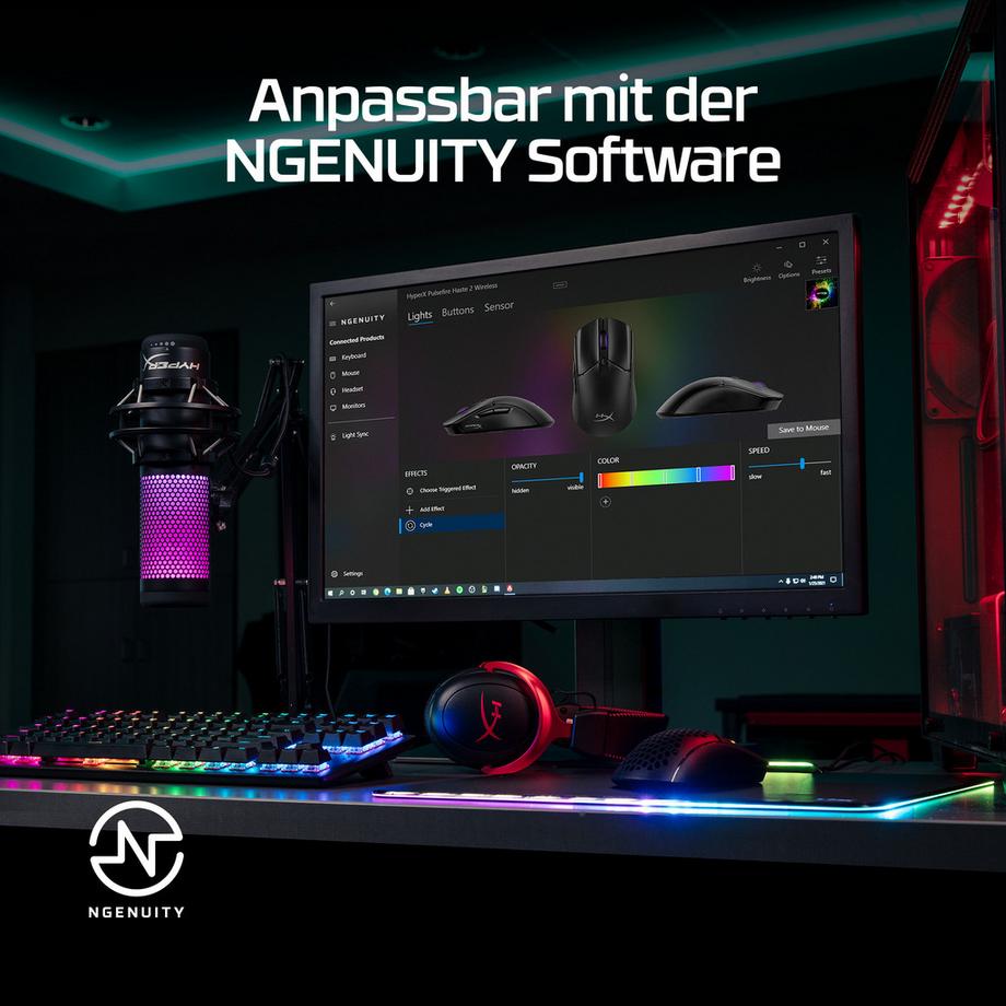 HyperX  Pulsefire Haste 2 