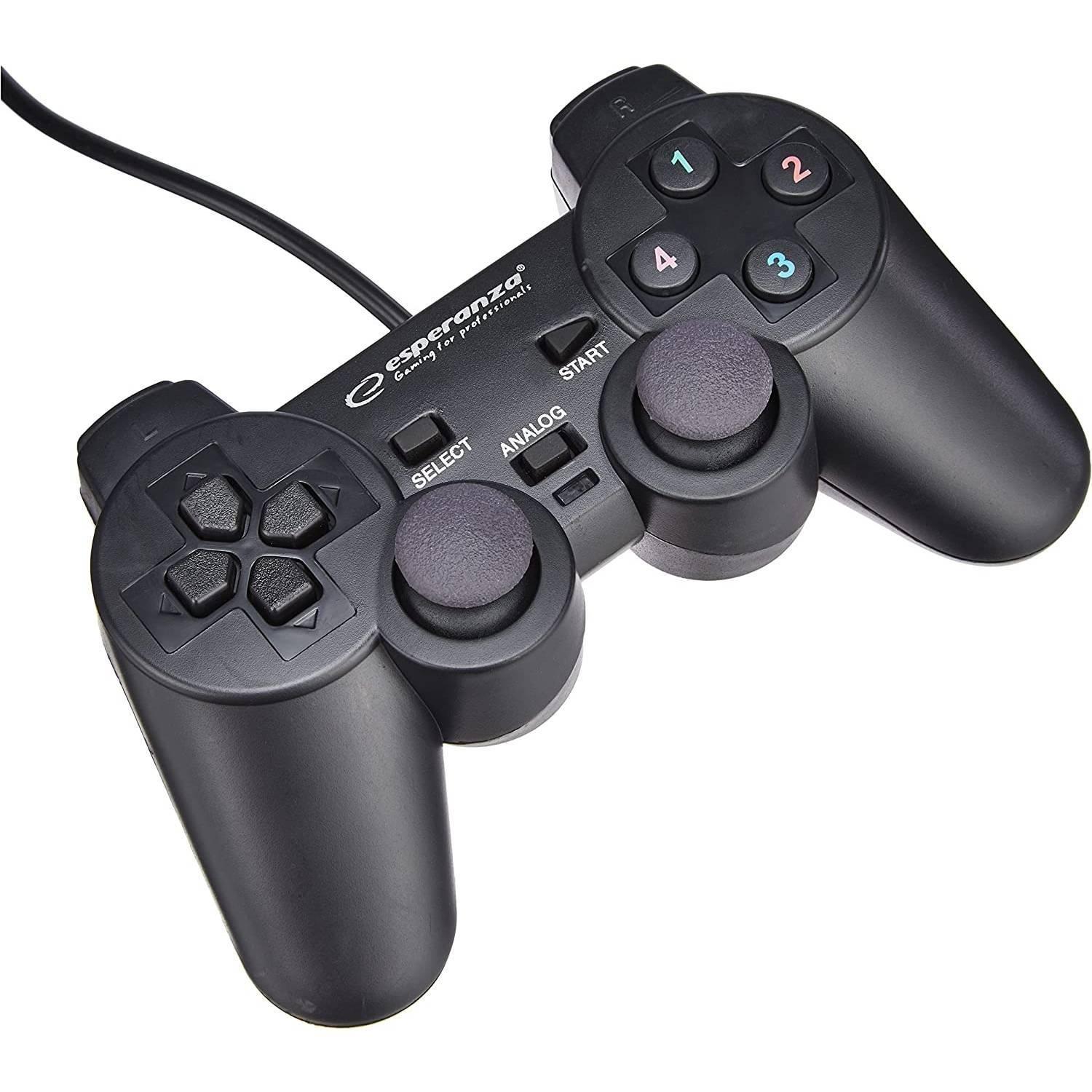 eStore  Esperanza - Controller, cablato - Warrior - nero 