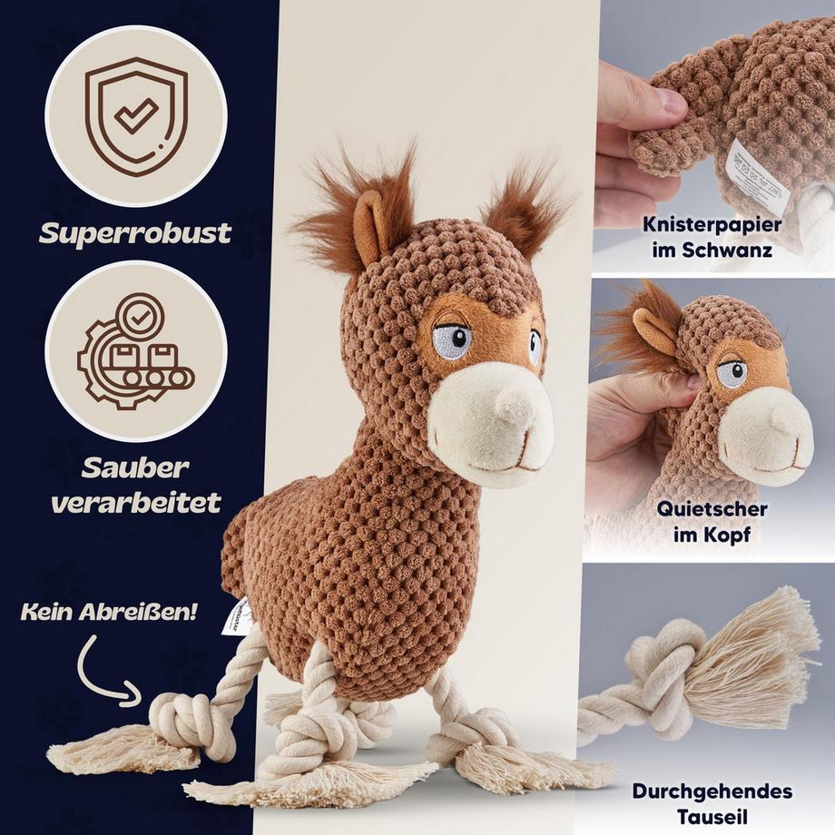 Activity-board  lpaca Bruno Plüsch Hundespielzeug 