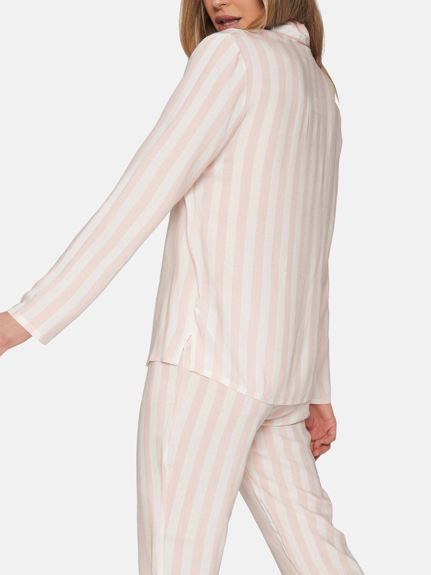 Admas  Tenue d'intérieur pyjama pantalon chemise Classic Stripes 