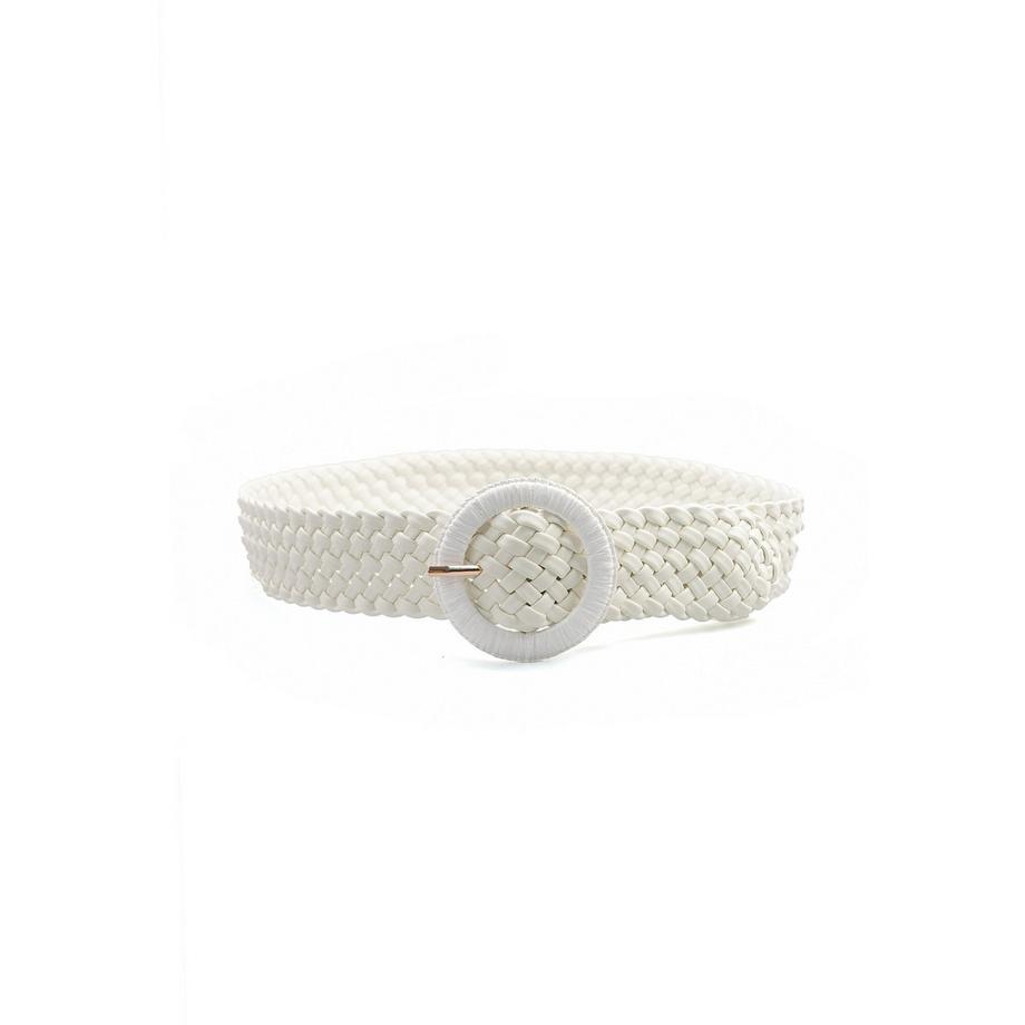 AVANT-GARDE PARIS  Ceinture à boucle ronde tressée 