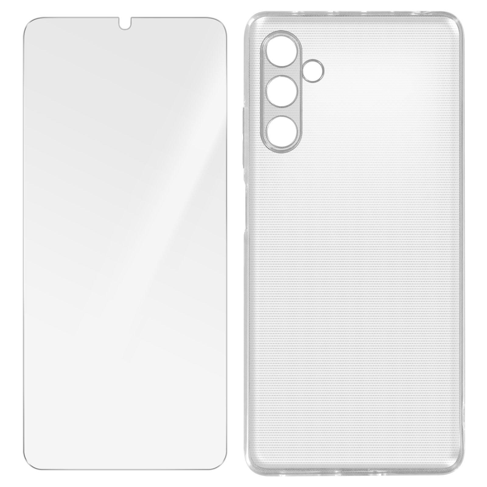 Avizar  Cover + vetrino per Samsung A14 5G e 4G 