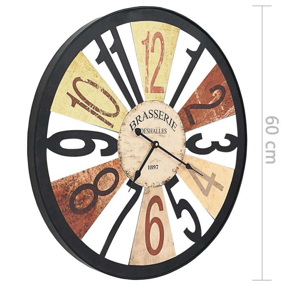 VidaXL Wanduhr metall  