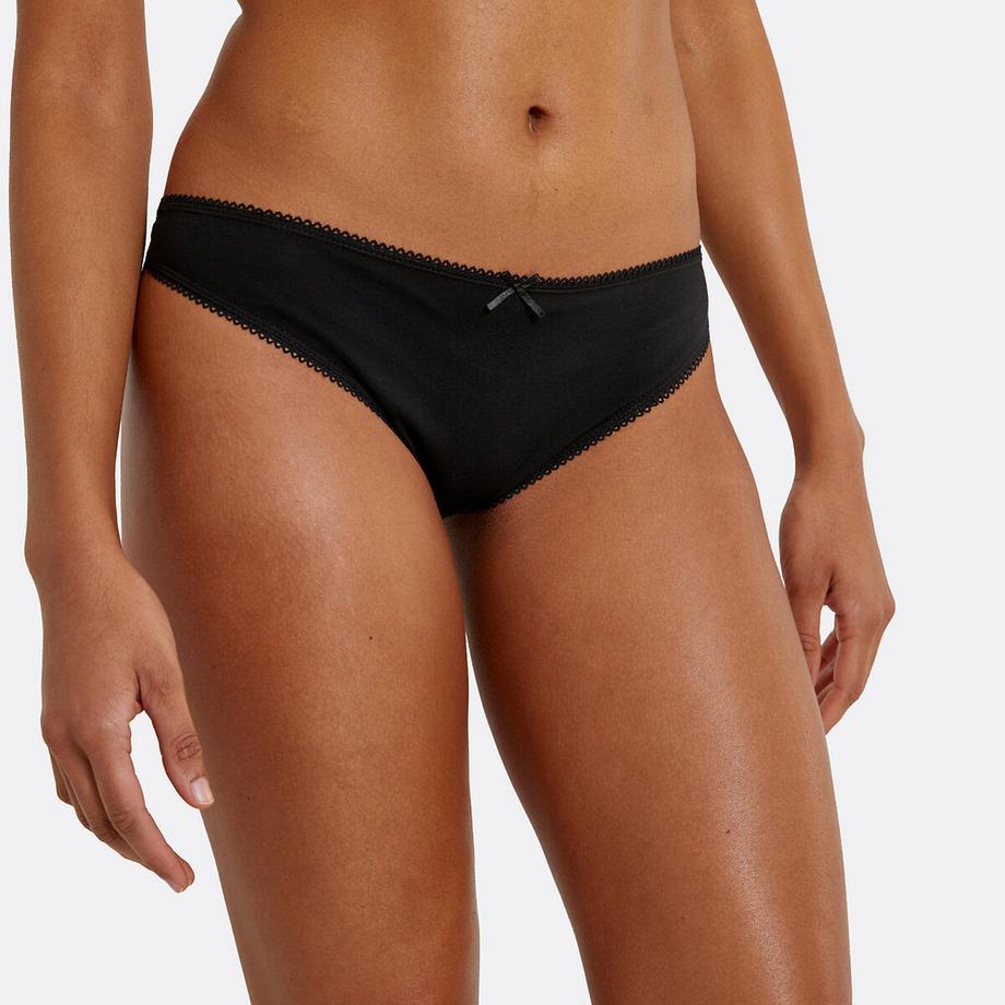 La Redoute Collections Lot de 2 Slips en Dentelle  